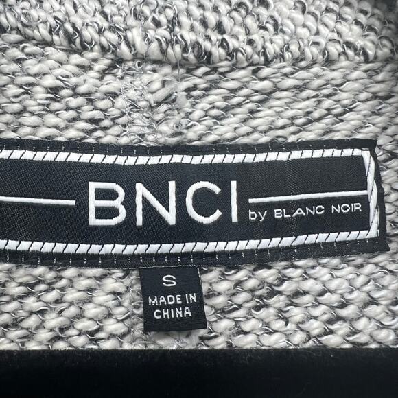 BNCI Colorblock Open Front Women's Cardigan Size Small Cap Sleeves Long Line - Picture 2 of 9